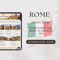ROME Mini Travel Guide – ITALY Vacation Ideas / Planner / Itinerary