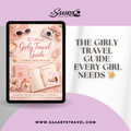 GIRLS Travel Guide - Aesthetic Travel Planner / Packing Checklist / Girls Trip Itinerary / Instagram Photo Guide